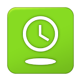 Overlay Clock - Lime icon