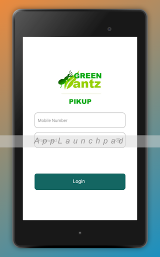 Android application GreenAntz Pikup screenshort