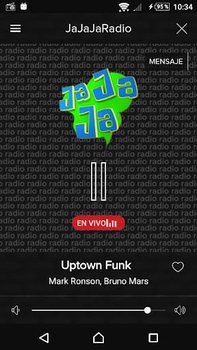 Android application JaJaJaRadio screenshort
