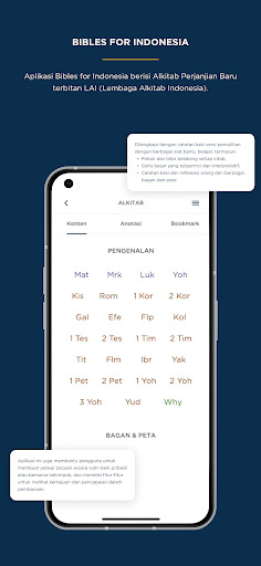 Android application Bibles for Indonesia screenshort