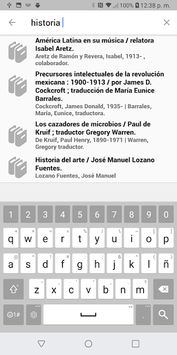 Biblioteca Solón Argüello Screen 3