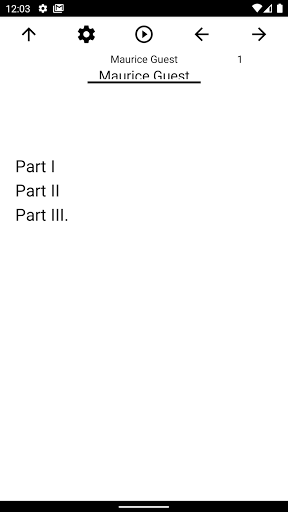 Android application Book, Maurice Guest screenshort