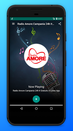 Android application Radio Amore Campania App Italy screenshort