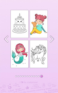 Girls Coloring Book - Color by Number for Girls 2.3.0.1 screenshots 8