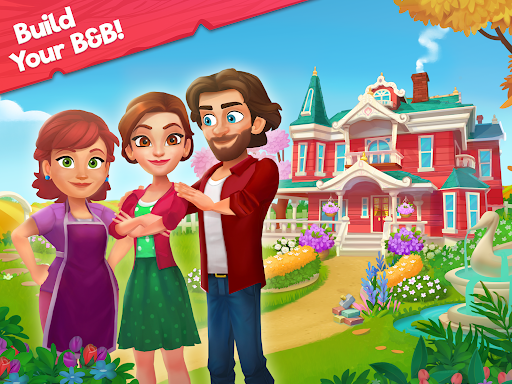 Delicious B&B: Decor & Match 3 - Puzzle - games