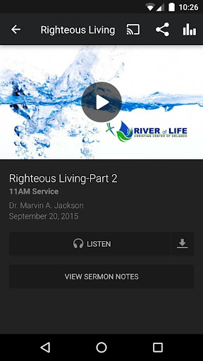 River of Life Christian Center Screen 2