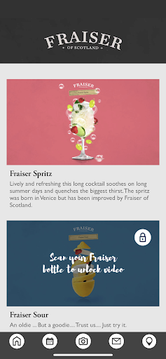 Android application Fraiser Liqueur screenshort