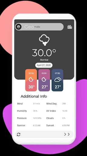 Geomate-Know the Weather Screenshot 3 - AppWisp.com