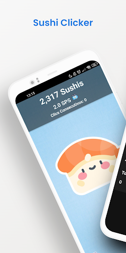 Android application Sushi Clicker screenshort