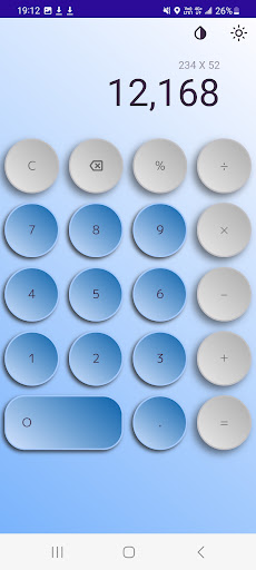 Android application Calculator screenshort