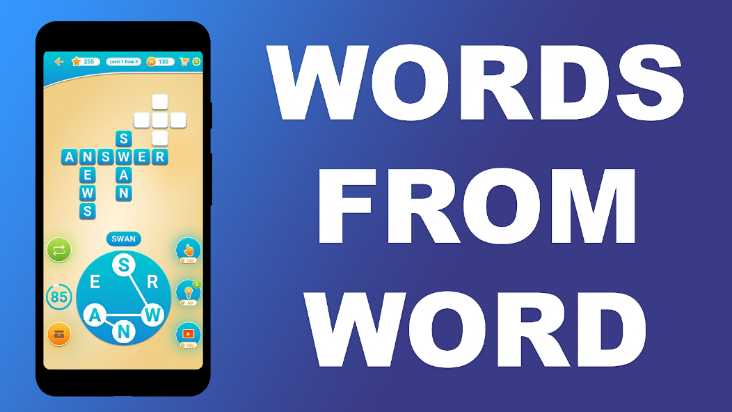 Words from word: Crosswords screenshot
