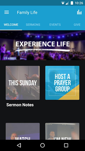 Android application Family Life Church Lafayette screenshort