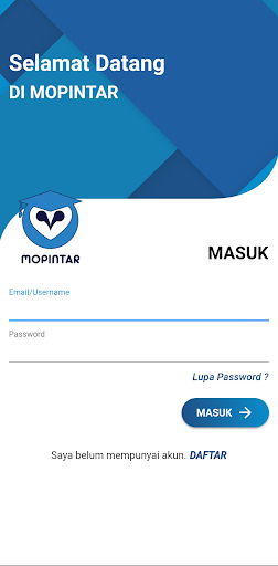 Android application Mopintar screenshort