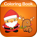 Rudolph & Santa Coloring Game icon