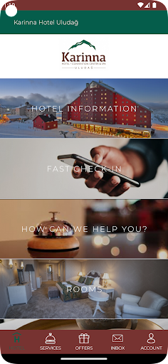 Android application Karinna Hotel Uludağ screenshort
