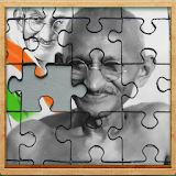 Mahatma Gandhi Jigsaw Puzzle Game icon