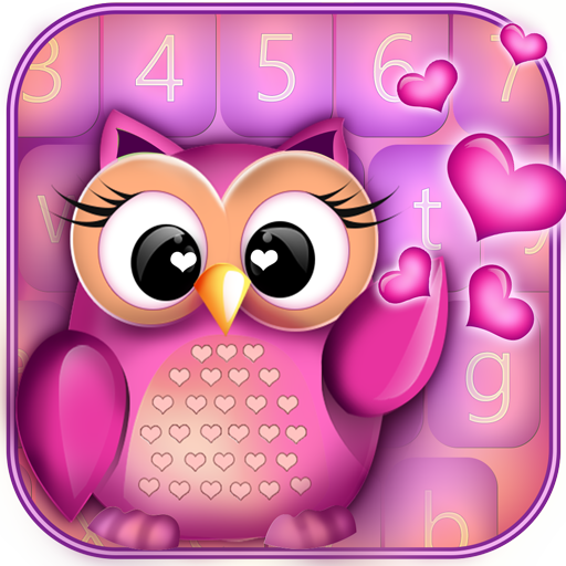 Cute Owl Keyboard Changer  Icon