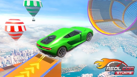 Free Ramp car Stunts Car Games Impossible Mega Ramps 4