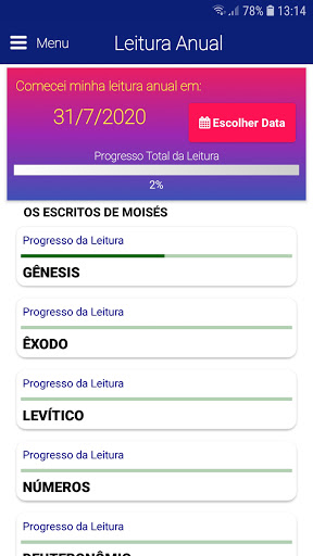 Programação Leitura da Bíblia Screen 3
