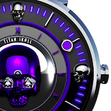 Purple Skull Watch Face icon