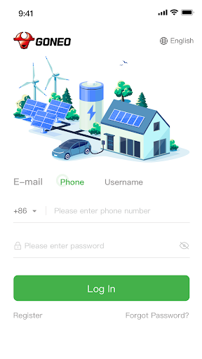 Android application Goneo screenshort