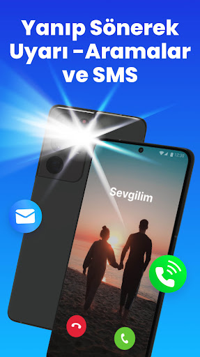 Flaş Uyarisi - Çağrı ve SMS Screenshot 1