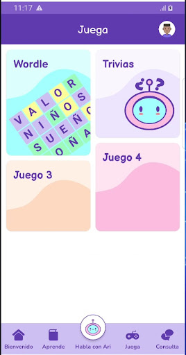 Android application Ari: Tu Asistente Emocional screenshort
