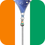 Ivory Coast flag Lock Screen icon