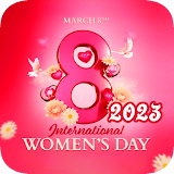 happy women's day  2023 icon
