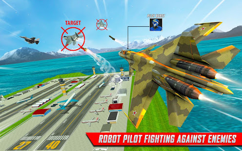 Robot Pilot Airplane Games 3D  Screenshots 15