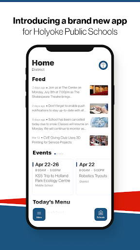 Android application Holyoke Public Schools screenshort