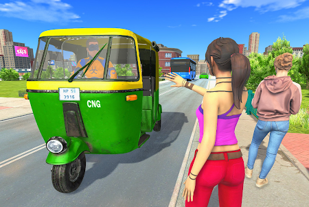 Tuk Tuk Rickshaw：Racing Games