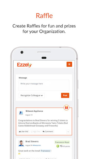 Ezzely: Employee Engagement Screen 3