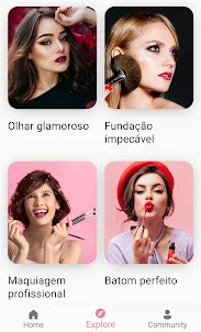Tutorial de Maquiagem App