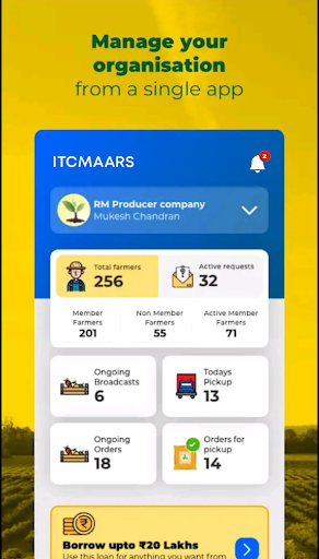 Android application ITCMAARS FPO screenshort
