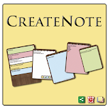 CreateNote: Notes, Alarm, Colors, Text to Speech icon
