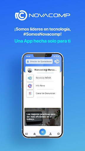 Android application Novacomp screenshort