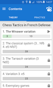Chess Tactics: French Defense 2.4.2 APK + Mod (Unlocked) for Android