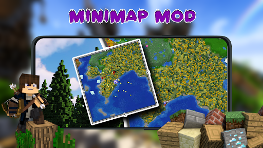 Minimap Mod For Minecraft PE Screen 2
