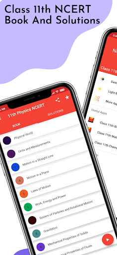 Android application Class 11th Physics NCERT B&S screenshort