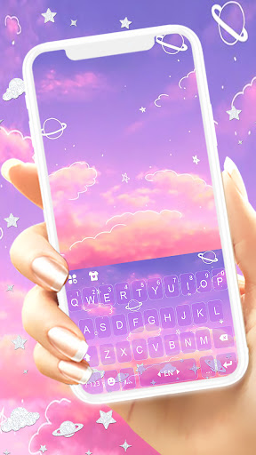 Android application Aesthetic Gravity Keyboard Bac screenshort