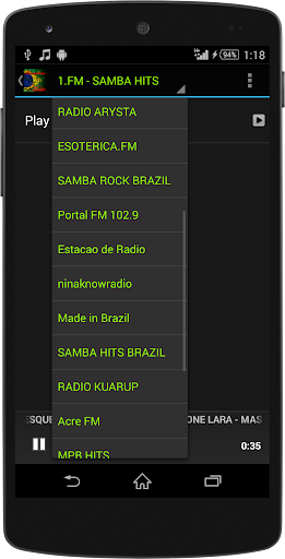 Brazilian MUSIC RADIO Screen 3