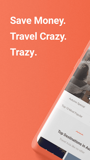 Android application Trazy - Travel Shop for Asia screenshort