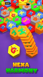 ABC Hexa Color Hex Sort Puzzle