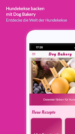 Android application Dog Bakery - Hundekeks Rezepte screenshort