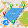 GPS Land Area Measure icon