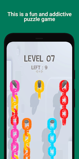 Sort Chain Color Link Puzzle Screen 2