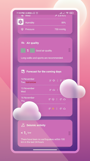 Weather Quake - weather alerts Screen 3