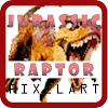 Jurassic Raptor Pixel Art - Color By Number icon