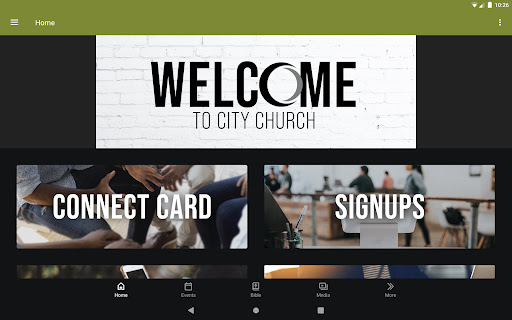 Screenshot of City Church Madison